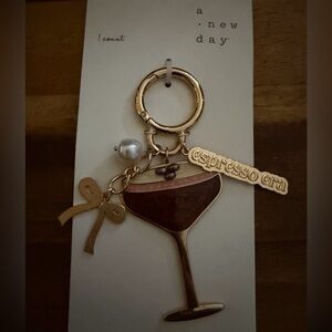 NWT Target Espresso Martini Bag Charm